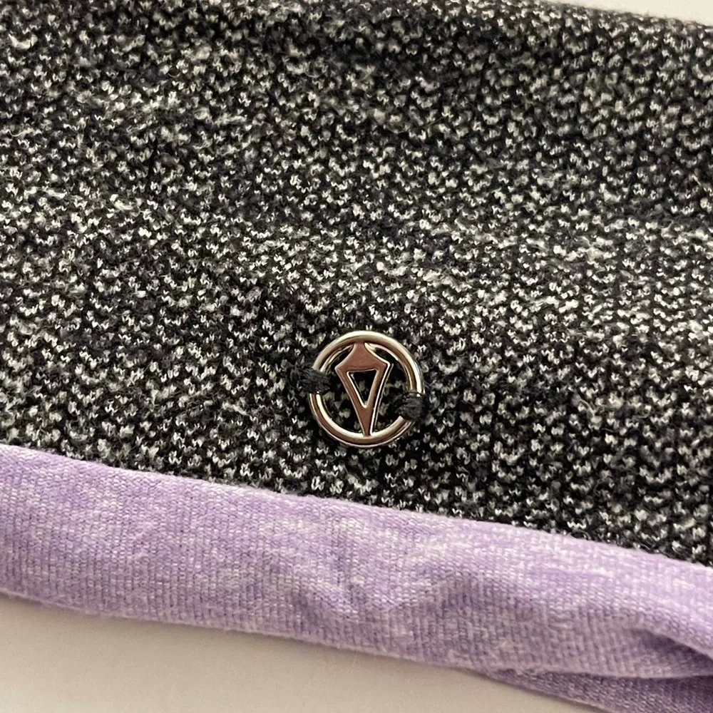 Ivivva Headband Girls Grey Purple C4